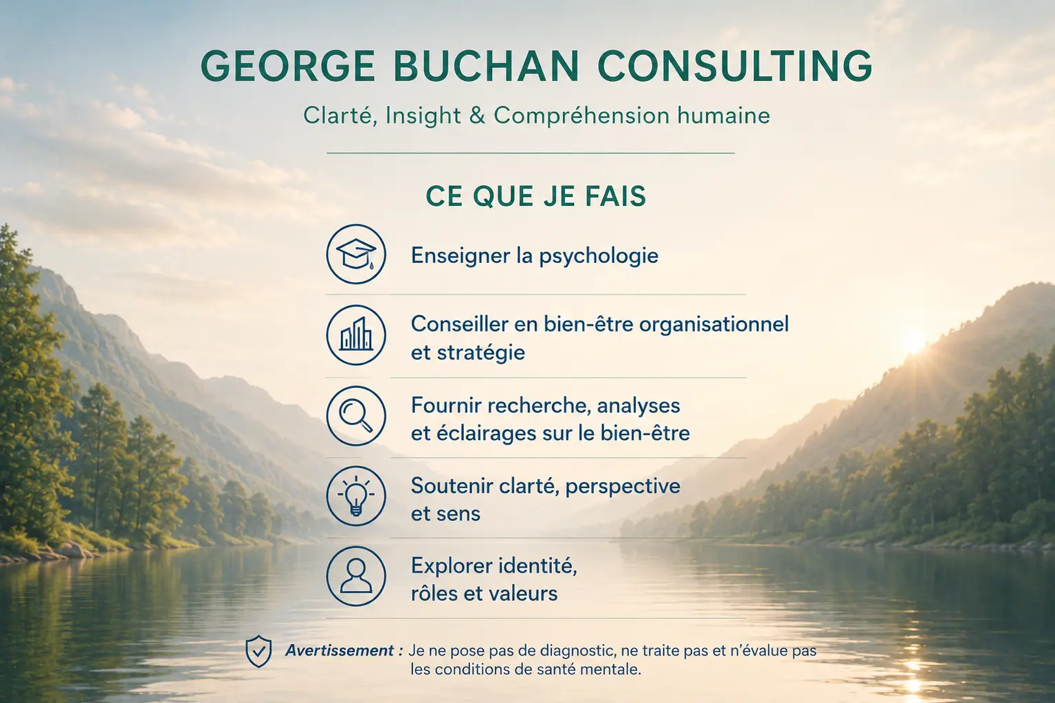 Ce que je fais